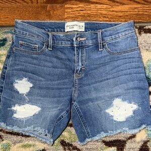 Abercrombie Kids Blue Denim Shorts